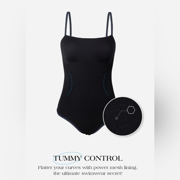 Floral cut-out one piece swimsuit - Picture 6 of 8